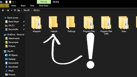 After Confusion Microsoft Warns do Not Delete "inetpub" Folder!