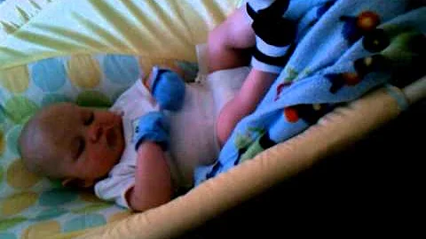 The incredible boxing baby.