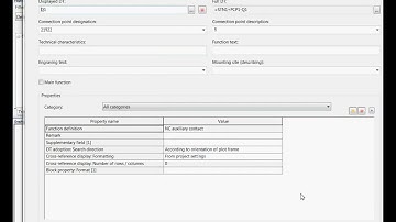 Eplan P8 | Tutorial | Cross reference between MPCB and Contact