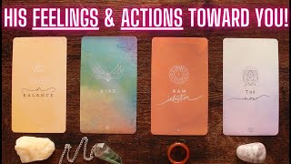 ⚖ HIS FEELINGS & ACTIONS TOWARD YOU! ⚖ Pick A Card Tarot