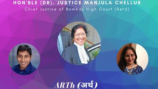 ARTh- Justice (Dr) Manjula Chellur, Chief Justice of Bombay (retired)