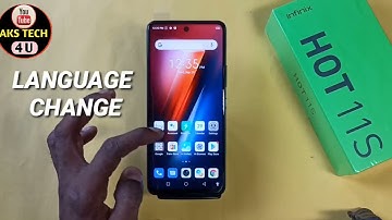 How To Change language in Infinix Hot 11s | Infinix Hot 11s Change language  @akstech4u