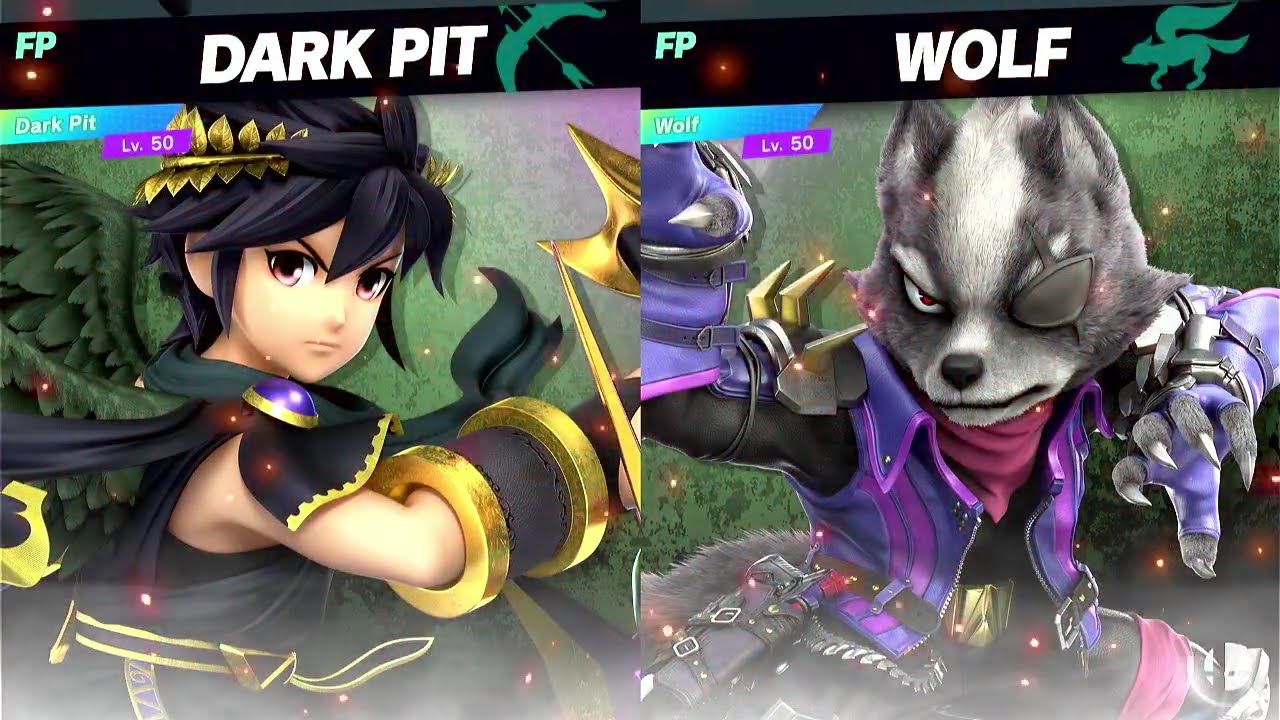 Super Smash Bros Ultimate Amiibo Fights Dark Pit vs the World #42 vs Wolf