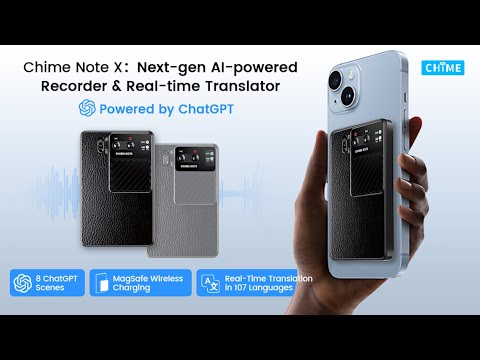 Chime Note X: Smart AI-powered Recorder & Live Translator