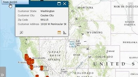 Add and Configure a Map in a MicroStrategy Report