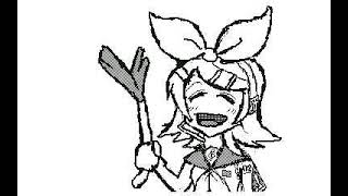 Kagamine Rin leek spin (Flipnote)