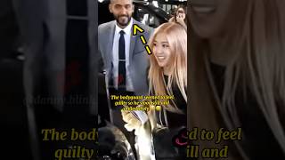 Rosé didn't blame the bodyguard when he directed her to the wrong place #shorts #blackpink #rosé