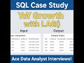SQL Tutorial: Calculate YoY Growth with LAG() Function | Data Analyst Interview Prep