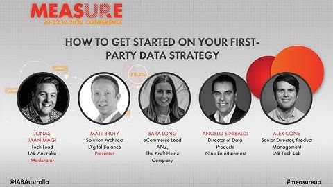 MeasureUp 2020: How to get started on your first-party data strategy
