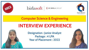Birlasoft Interview Experience - 2022 | Designation: Junior Analyst