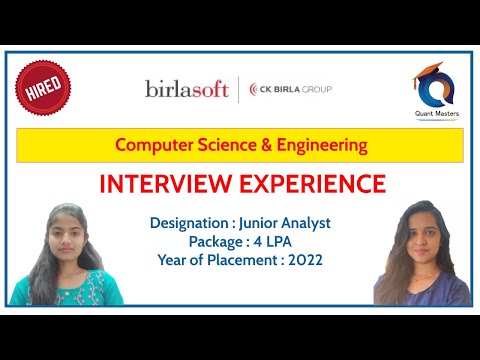 Birlasoft Interview Experience - 2022 | Designation: Junior Analyst