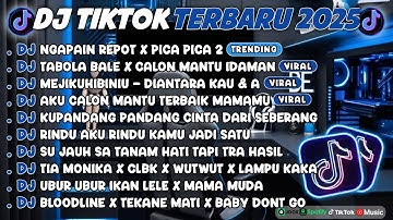 DJ TIKTOK TERBARU 2025🎵DJ NGAPAIN REPOT X PICA PICA 2🎵DJ TABOLA BALE X CALON MANTU IDAMAN FULL ALBUM