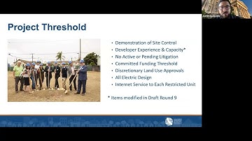 Affordable Housing and Sustainable Communities (AHSC) Program - Round 9 Draft Guidelines Workshop