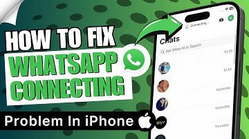 How to Fix Whatsapp Connecting Problem in iPhone ✅