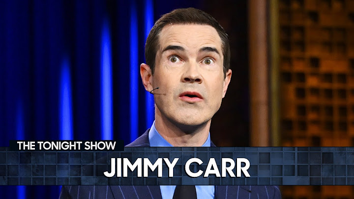 Jimmy Carr Stand-Up: Gender Reveals, Getting Cancelled | The Tonight Show Starring Jimmy Fallon