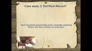 Chapter 3.4 Case study 3: Did Rizal Retract?