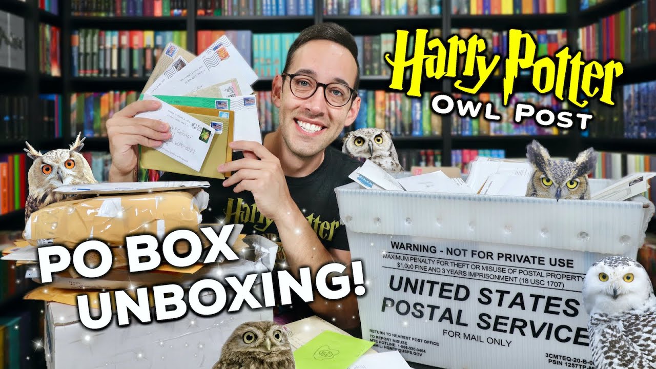 Harry Potter Owl Post Opening PO Box Letters and Packages