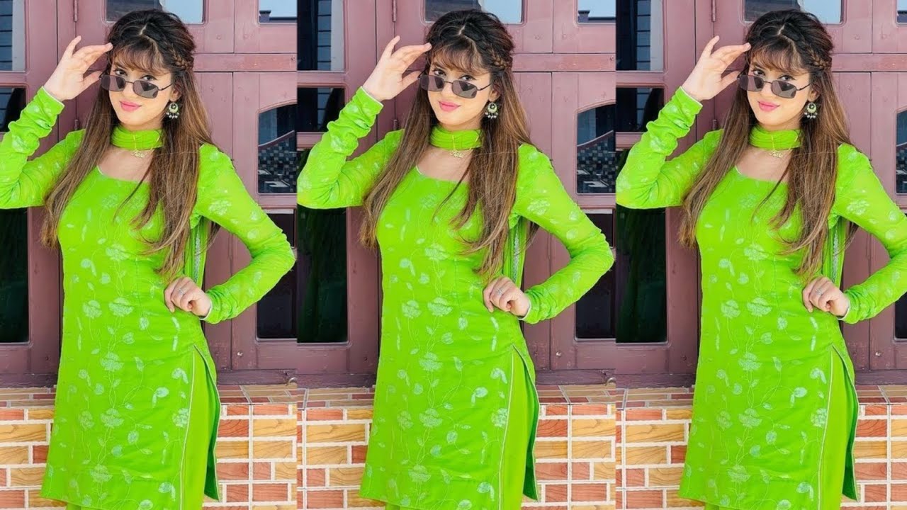 parrot green colourके बहुत ही सुंदर और‌ stylish dress ideas/trending