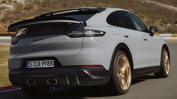 NEW 2022 Porsche Cayenne Turbo GT - FIRST LOOK - Exhaust Sound, Track Driving, Design and Interior