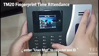Cloud Software 2.4 Inch Wifi Fingerprint Attendance Machine screenshot 1