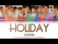 Seventeen   holiday  color coded hanromeng lyrics