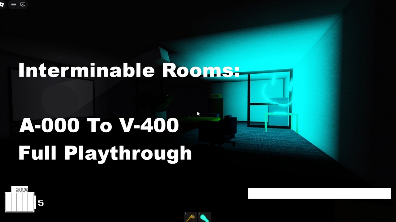 Roblox - Interminable Rooms - A-000 To V-400 FULL PLAYTHROUGH - YouTube
