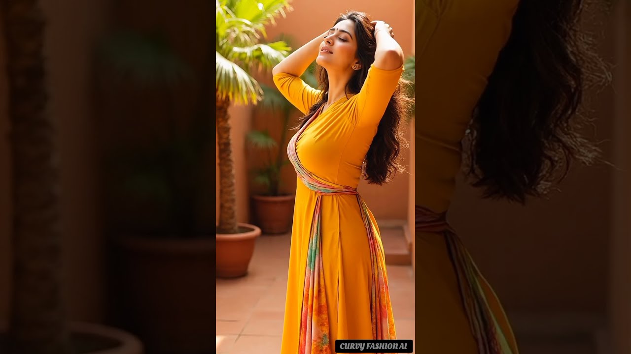 South Asian Curvy Fashion Muse | Plus Size Traditional & Modern Outfit Inspiration 2025 