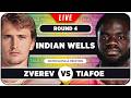 ZVEREV vs TIAFOE • ATP Indian Wells 2026 • LIVE Tennis Watchalong