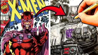 Marvel Artist Recreates Famous Comic Covers With Transformers??? Jim Lees X-Men 1