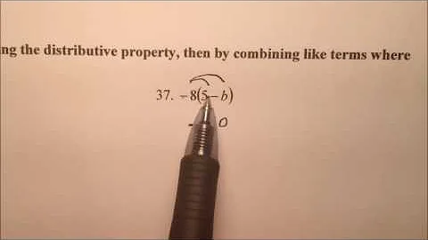 Combining Like Terms and the Distributive Property (Examples)