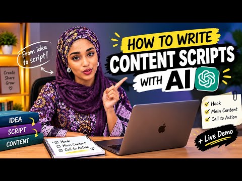 How to Write Content Scripts With FREE AI | ChatGPT Script Writing for Beginners