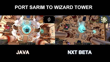 RuneScape NXT vs Java - Side-by-side Comparison + FPS