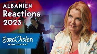 Albina & Familja Kelmendi - "Duje" - Albanien | Reactions | Eurovision Song Contest 2023 | NDR