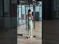 Gym Mirror Check + Squat Rack + Spin Bike in Sage Green 🍑🔥 #shorts #GymPose #SquatRack