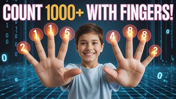 Count Over 1000 Using Just 10 Fingers! | Binary Finger Counting Explained