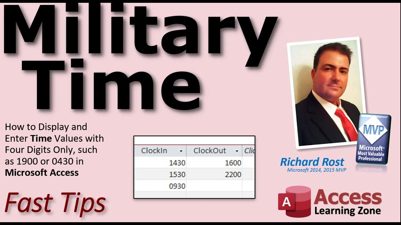 How To Enter And Display Military Time 24 Hour Time Without A Colon How To Enter And Display Military Time 24 Hour Time Without A Colon