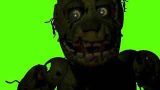 fnaf3 SpringTrap jumpscare green screen