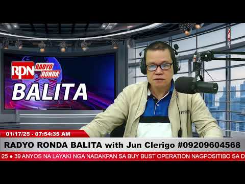 RADYO RONDA BALITA with Jun Clerigo | 09209604568 @ DXKS Surigao January 17, 2025