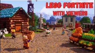 *LIVE* LEGOS WITH VIEWERS!!!! (LEGO Fortnite) | PS4