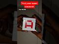 Create an A letter cube 7 by 7 #shorts #ytshorts