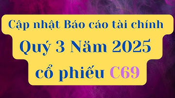 Cập nhật Báo cáo tài chính Quý 3 Năm 2025 của cổ phiếu C69