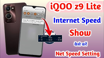 iqoo z9 lite Net Speed || How To Show Net Speed In iqoo z9 lite || Net Speed Setting in iqoo z9 ||