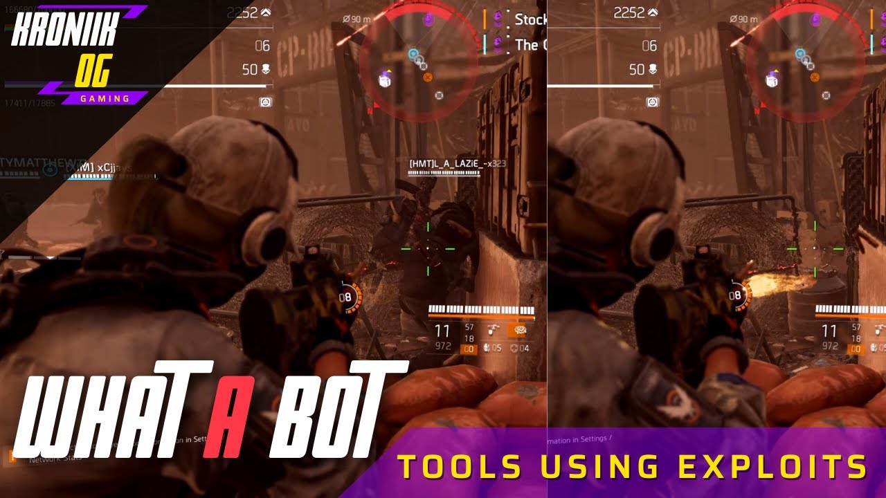 THE DIVISION 2 - glitcher be glitching STICKY GUN GLITCH NOOBS EXPOSED - VERY BAD PLAYER