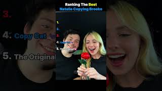Ranking The Funniest Natalie Copying Brooke Monk Moments 👯‍♀️ #shorts #nataliereynolds #brookemonk