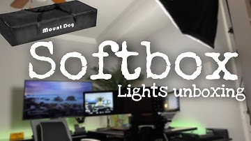 Worth buying?? || unboxing mount dog soft-box lights