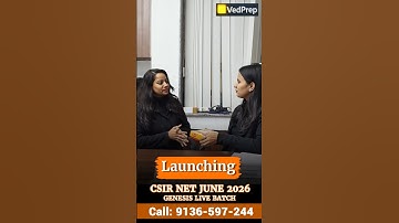 Launching CSIR NET June 2026 GENESIS Live Batch | Life Sciences Preparation |VedPrep Biology Academy