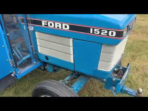 Ford 1520 diesel Hydrostatic tractor - Ontario Auction - YouTube