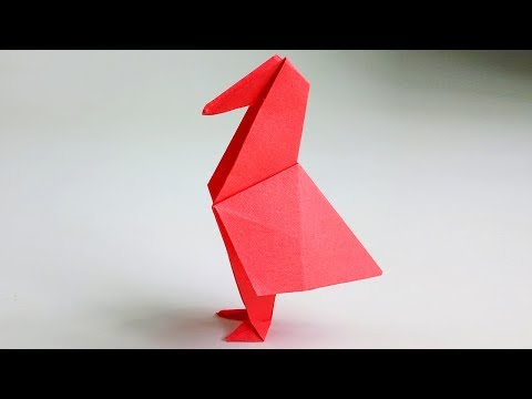 How To Make Origami Bird Pigeon Paper Folding Tutorial Easy Craft Origam...