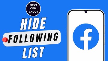 HOW TO HIDE FOLLOWING LIST ON FACEBOOK 2025