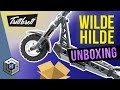 TRITTBRETT HILDE: Vollgefederter Off-Road E-Scooter im Ersteindruck (UNBOXING) #escooter #iohawk